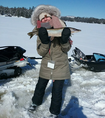 ice fishing